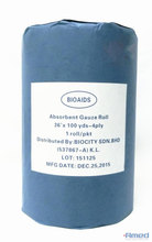 4-ply Absorvente Gaze Rolo de 36 polegadas * 100 metros rolo de gaze médica rolo de gaze absorvente